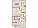 Second-floor floor plan featuring a primary bedroom with bath, two additional bedrooms, loft, and utility room at 5002 Elowen Ln, Douglasville, GA 30135