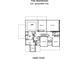 Upstairs floorplan displaying bedrooms, media room, and bathrooms at 3425 Dr Bramblett Rd, Cumming, GA 30028