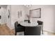 Modern dining area featuring a marble table and stylish decor, perfect for intimate meals at 50 Leggett Dr # 184, Villa Rica, GA 30180