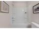 Bathroom tub and shower featuring tile decor at 50 Leggett Dr # 184, Villa Rica, GA 30180