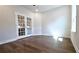 The office showcases French doors, hardwood flooring, and natural light at 621 Pineberry Ct, Grayson, GA 30017