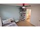 Bedroom with Star Wars decor, a cozy bed, access to en-suite bathroom at 13030 Crabapple Lake Dr, Roswell, GA 30076