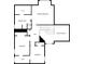 Second floor floorplan featuring primary bedroom, walk in closet, and two additional bedrooms at 13030 Crabapple Lake Dr, Roswell, GA 30076