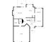 First floor floorplan featuring kitchen, living room, dining area, garage, Gathering room, and porch at 13030 Crabapple Lake Dr, Roswell, GA 30076