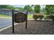 Swim & Tennis Club sign for residents of Crabapple Lake & Crabapple Parc only at 13030 Crabapple Lake Dr, Roswell, GA 30076