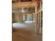 Unfinished basement space showing the framing and plumbing, ready for customization at 2021 Shallowford Rd, Marietta, GA 30066