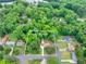 Aerial view showcasing a +/- 92 acre lot with a home nestled among lush trees at 519 Beaver Ruin Nw Way, Lilburn, GA 30047