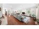 Open-concept living room with hardwood floors, ample natural light, and modern decor at 2324 Oakview Ne Rd, Atlanta, GA 30317