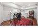 Functional home office featuring a large desk and shelving at 2324 Oakview Ne Rd, Atlanta, GA 30317
