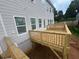 Outdoor view of the wooden deck attached to the home at 4263 Notting Hill Sw Dr, Atlanta, GA 30331