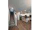 Bright open floorplan with a gourmet kitchen, stainless appliances and center island with seating at 4263 Notting Hill Sw Dr, Atlanta, GA 30331