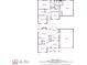 Complete floorplan showing first and second floor layout with bedroom and living spaces and garage at 3358 North Ct, Ellenwood, GA 30294