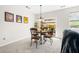 Comfortable dining area with backyard access through sliding glass doors at 554 Rendevous Rd, Acworth, GA 30102
