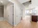 Hallway with a partial view of the bathroom, kitchen, and the rest of the living spaces at 855 Peachtree Ne St # 3205, Atlanta, GA 30308