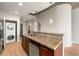 Kitchen area features granite countertops, stainless steel appliances and in-unit washer/dryer at 855 Peachtree Ne St # 3205, Atlanta, GA 30308