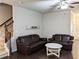 Comfortable living room with hardwood floors and neutral paint at 2508 Norwood Park Xing, Atlanta, GA 30340