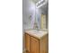 Functional bathroom with a light wood vanity and a well-lit mirror at 347 Cobblestone Court, Hampton, GA 30228