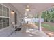 Covered patio area perfect for outdoor entertaining at 911 Sonoma Dr, Lawrenceville, GA 30045