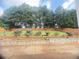 The backyard features a wood fence, lush greenery, and a retaining wall at 3484 Lynley Mill Ln, Dacula, GA 30019