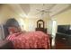 Spacious main bedroom with hardwood floors, tray ceiling, and and closets at 3484 Lynley Mill Ln, Dacula, GA 30019