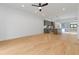 Bright living area featuring hardwood floors with an eat-in kitchen at 367 Parkway Ne Dr # 3, Atlanta, GA 30312