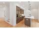 Stylish kitchen features stainless steel appliances, a central island, and modern pendant lighting at 367 Parkway Ne Dr # 6, Atlanta, GA 30312