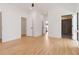 Bright main bedroom with hardwood floors, featuring an ensuite bathroom and closet at 367 Parkway Ne Dr # 6, Atlanta, GA 30312