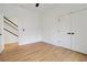 This bright bedroom has hardwood floors and a double door closet at 367 Parkway Ne Dr # 9, Atlanta, GA 30312