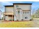 Two-story home featuring a wooden deck, bay window, and vinyl siding, nestled on a well-maintained lawn at 1285 Cedar Brook Dr, Lawrenceville, GA 30043