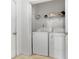Laundry room with full-size washer and dryer at 7434 Chads Cir, Jonesboro, GA 30236