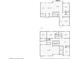 Detailed floor plan showcasing the layout of the home's two stories at 9120 Alden Dr, Locust Grove, GA 30248