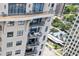A close up of several luxury condo balconies in a high rise building at 3040 Peachtree Nw Rd # 1803, Atlanta, GA 30305