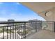 Enjoy panoramic views of the city skyline from this private balcony at 3040 Peachtree Nw Rd # 1803, Atlanta, GA 30305