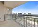 City view from a private balcony with metal railings at 3040 Peachtree Nw Rd # 1803, Atlanta, GA 30305