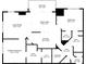 Spacious floor plan featuring a living room, dining area, kitchen, and bedrooms at 3040 Peachtree Nw Rd # 1803, Atlanta, GA 30305