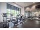 Bright gym features large windows and modern exercise equipment at 3040 Peachtree Nw Rd # 1803, Atlanta, GA 30305