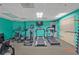 Community gym with treadmills, ellipticals, and weight machines for residents' fitness needs at 57 Forsyth Nw St # 14B, Atlanta, GA 30303