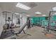 Well-maintained gym featuring a variety of cardio machines and weightlifting equipment for residents' fitness needs at 57 Forsyth Nw St # 14B, Atlanta, GA 30303