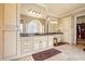 Spacious bathroom with double vanities, custom cabinets, and plenty of counter space at 179 Worthington Way, Jonesboro, GA 30236