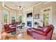 Cozy living room with a fireplace, large windows, and comfortable seating perfect for relaxing at 179 Worthington Way, Jonesboro, GA 30236