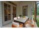 Outdoor patio includes furniture, view of backyard, and access to the kitchen at 3007 Holly St, Canton, GA 30115