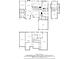 Complete house floor plan including basement, first and second floor layouts with dimensions at 2021 Cockrell Pointe Nw, Kennesaw, GA 30152