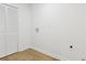 Minimalist room with a large closet with louvered doors at 2765 Ocean Valley Dr, Atlanta, GA 30349