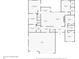 Floorplan for the home at Hunters Cove Ln, Loganville, GA, displaying the room layout and dimensions at 632 Hunters Cove Ln., Loganville, GA 30052