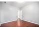 Well lit bedroom with hardwood floors and large windows at 1946 Jeffery Nw Rd, Atlanta, GA 30318