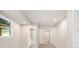 Spacious basement with new gray flooring and white trim at 530 Village Green Sw Ct, Lilburn, GA 30047