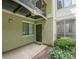 Exterior shot of the condo's entrance showing the front door at 2015 Wingate Way, Atlanta, GA 30350