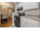 The kitchen conveniently connects to the dining area, creating an open layout at 2015 Wingate Way, Atlanta, GA 30350
