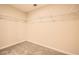 Empty walk-in closet showing wire racks at 3070 Fareed St, Douglasville, GA 30135