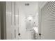 Bathroom features white tile, modern fixtures, and a glass-enclosed shower at 3649 Peachtree Ne Rd # 305, Atlanta, GA 30319